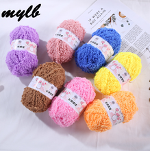 Mylb Liso Macio Fios de Alta Qualidade para o Bebê Mão Tricô Fios de Lã Colorida Crochet Camisola Chapéu Cobertor Meias Cachecol DIY agulha 2024 - compre barato