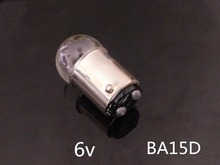 BA15D 6V Indicator bulb 6V BA15D Instrument bulb 6V B15D two Contacts 15mm base 2024 - buy cheap
