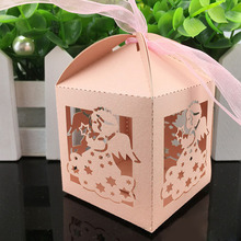Подарочная коробка для конфет, вечерние, свадебные, конфетные коробки, лазерная резка, полый, для конфет, конфет, W bag, вечерние, для дня рождения, для приглашений, подарочная коробка 2024 - купить недорого