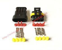 10 Sets Kit 4 Pin Female And Male Auto Waterproof Electrical Wire Connector Plug For Car 282106-1 282088-1 2024 - buy cheap