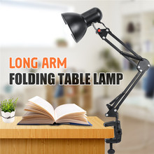 AC85-265V E27 /E26 Led Bulb Lamps Flexible Table Lamp Swing Arm Clamp Mount Lamp Office Studio Home Table Desk Light EU/US Plug 2024 - buy cheap