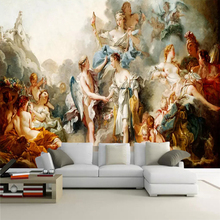 Custom Mural Wallpaper European Style 3D Retro Figure Wall Painting Living Room TV Sofa Home Decor Background Wall Paper For 3 D 2024 - buy cheap