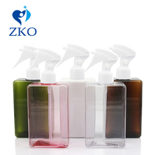 300ml PETG Multicolor Plastic Perfum Spary White Mouse Trigger/Mice Spray Free Shipping Refillable Mist Spray Square Bottle 2024 - buy cheap