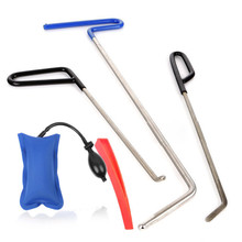 Paintless Dent Removal Tool Rods  Kits with red Wedge for Car Hail Damage Dings Repair Professional tools blue pump wedge 2024 - buy cheap