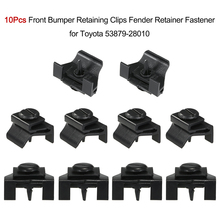 10Pcs Front Bumper Retaining Clips Fender Retainer Fastener for Toyota 53879-28010 2024 - buy cheap