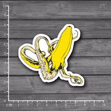 Banana Octopus On Laptop Notebook Skin Stickers Snowboard Luggag Car Styling Home Decal For kid Toy Suitcase Stickers[Single] 2024 - buy cheap