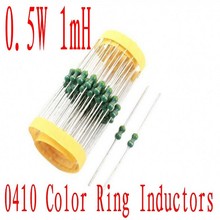 2000Pcs 0410 Color ring inductance 1/2w DIP Inductor 1mh 102 Axial Lead Inductors 0.5W 2024 - buy cheap