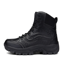 Botas masculinas para inverno e outono, bote militar, alta qualidade, força especial, combate no deserto, calçados de caminhada para trabalho militar, aa12020 2024 - compre barato