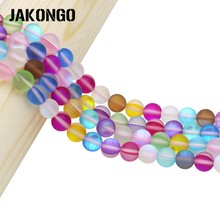 Sunshine Colorful Stone Spacer Beads Round Loose Beads For Jewelry Making Diy Bracelet Accessories Jewelry Findings DIY Craft 2024 - buy cheap