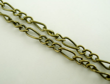Doreen Box encantadoras cadenas de enlace de Color bronce de 800cm hallazgos 2mm * 5mm (B02478) 2024 - compra barato