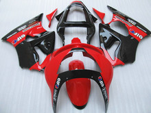 Abs kit carenagem completa apto para kawasaki zx6r 1998 1999 ninja ZX-6R 98 99 preto vermelho de alta qualidade carenagens conjunto as27 2024 - compre barato