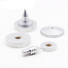 Hifi aduio  4sets silverSpeaker Spike Isolation Feet Brass Cone Turntable Amplifier  Amp cone speaker pad 2024 - buy cheap