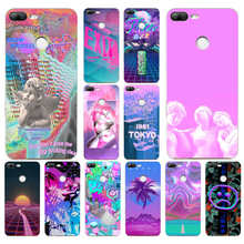 Capa de celular de silicone tpu com vaporwave, capinha 154h de silicone macio para aesthetics honor 9 lite 10 p 9 10 lite 2024 - compre barato