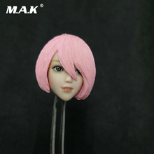Cabeza esculpida de Anime 2B PS4 NieR Automata para mujer, juguete con molde de pelo rosa para cuerpo de figura de acción de 12 ", escala 1/6 2024 - compra barato