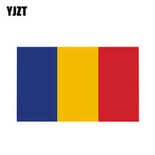 YJZT 15.7CM*9.9CM ROMANIA Flag Car Sticker International PVC Decal Car Accessories 6-0760 2024 - buy cheap