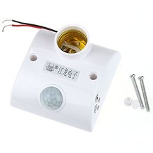 220V LED Light Lamp E27 Infrared Motion IR Sensor LIGHT Holder Automatic Switch ,5 pics 2024 - buy cheap
