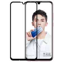 Закаленное стекло с полным покрытием клея для Huawei Honor 10 Lite, Защитная пленка для экрана Huawei P Smart 2019, стекло 2024 - купить недорого
