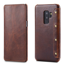 Coque Fundas for Samsung Galaxy S9 Plus Flip Case Luxury Genuine Leather Wallet Case Etui for Samsung Galaxy S9 Phone Card Cover 2024 - buy cheap