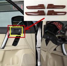 ABS пластик для Toyota Prado FJ150 2010-2017 аксессуары автомобильный внутренний протектор дверной ручки рамка Крышка отделка Стайлинг автомобиля 4 шт 2024 - купить недорого