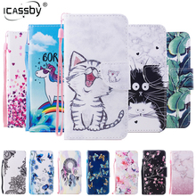 Capa flip de couro para samsung galaxy, capa estilo carteira para modelos galaxy a6 2018 a6 samsung a6 a600 2024 - compre barato