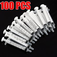 100 Pieces/ Set Sharp Tip Syringe 3ml Syringe Plastic Sterile Syringe Hydroponics Analyze Disposable Measuring Nutrient Syringe 2024 - buy cheap