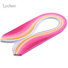 Lychee 120 полосатая бумага для квиллинга 5 мм Ширина ассорти цветов оригами Бумага для рукоделия Скрапбукинг Бумага с прорезями поделки 2024 - купить недорого