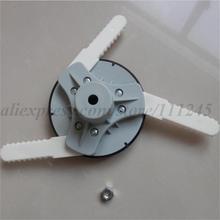 UNIVERSAL NYLON TRIMMER HEAD W/ 3 PLASTICS BLADES FOR MOST STRIMMER BRUSHCUTTER PARTS FREE SHPPING 2024 - buy cheap