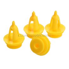 mtsooning 50Pcs 9mm Hole Car Door Trim Panel Retainer Clips Yellow Nylon Fastener Rivet for Jeep Grand Cherokee Auto Fastener 2024 - buy cheap