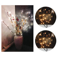 Hot LED Willow Branch Lamp Floral Lights 20 Bulbs Home Christmas Party Garden Decoration For Christmas New Year Birthday Parties 2024 - buy cheap
