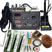 New 852D++ Desoldering Station Welding machine BGA rework station Solder Soldering iron+hot air gun Electric iron Welding table 2024 - buy cheap