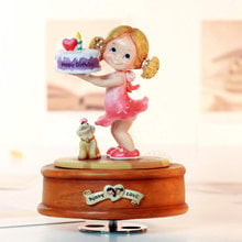 Birthday cake rotating music box gifts for girl/boyfriend 2024 - buy cheap