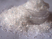 Laser white Solvent Resistant Glitter For Nail Art and Nail Polish 2024 - buy cheap