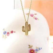 yiustar 2017   Fashion  Minimalist Desert Prickly Pear Cactus Pendant Necklace for women Party Gift XL211 2024 - buy cheap