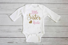personalized  name Little Sister birthday baby bodysuit onepiece romper Outfit Take Home toddler shirt baby shower party favors 2024 - buy cheap