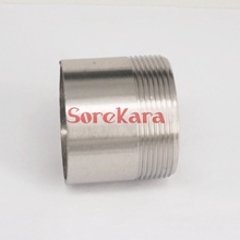 LOT2 2" BSP male Thread Length 50mm 304 Stainless Steel Pipe Fitting Weld Nipple Coupling Connector BSP, 2024 - buy cheap