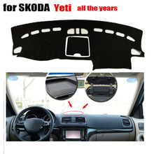 Car dashboard covers mat for SKODA Yeti all the years Left hand drive dashmat pad dash covers Instrument platform accessories 2024 - buy cheap