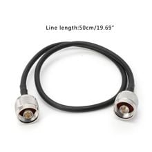 Adaptador de Cable RF Coaxial RG58, nuevo enchufe N macho a N macho, conjunto de Cables de extensión de 50cm 2024 - compra barato