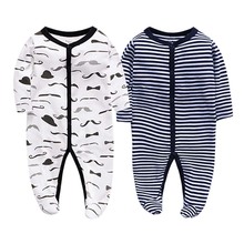 Newborn baby rompers cotton romper boys clothes overalls pajamas infants bebes jumpsuit premature infant baby clothes 2024 - buy cheap