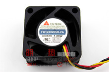 FD1240205B-2A-ventilador de refrigeración de tres cables, 12V, 1,08 W 2024 - compra barato