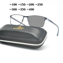 2019 Full Rim Sunglasses Photochromic Myopia Eyeglasses Optical Men student Finished Myopia Eyewear prescription Glasses FrameNX 2024 - buy cheap