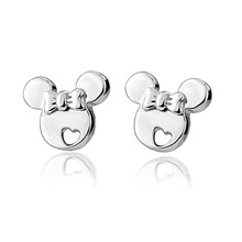 1Pair  Cute Mouse With Bowknot Ear Jewelry Korean Style For Women Girls Kids Gift 2024 - buy cheap