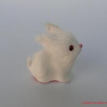 Simulation rabbit polyethylene&furs rabbit model funny gift about 8cmx5cm 2024 - buy cheap