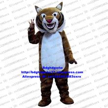 Brown Wildcat Wild Cat Caracal Lynx Catamount Bobcat Mascot Costume Character Company Activity Prevalent Prevailing zx614 2024 - buy cheap