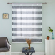 Beauty Roman Curtain Short Sheer Tie Up Window Balloon Shade Sheer Voile 6.6 2024 - buy cheap