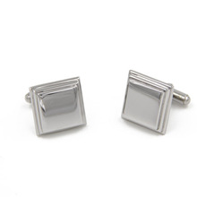 Men's Jewelry Square Cufflink High-quality Stainless Steel cuff link for mens gemelos men Button men's gifts,Free Shipping 2024 - buy cheap