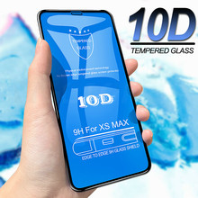 10D Curved Edge 9H Hardness Tempered Glass For iPhone 6 6S 7 8 Plus X Xs Max XR Full Cover Screen Protector HD Film 2024 - buy cheap