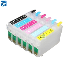 5sets T0791 For Epson Stylus Photo R1400 1430 PX700W PX800FW P50 PX830FWD Refillable Ink Cartridge 2024 - buy cheap