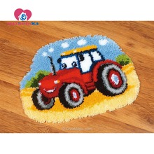 tractor latch hook kit carpet embroidery sale sets button package diy carpet hook rug kit cross stitch carpet latch hooking 2024 - buy cheap