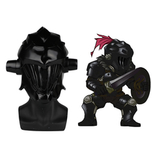 Máscara de Goblin Slayer de Anime, accesorios de máscara de Cosplay, casco de Goblin Slayer de Halloween, 2018 2024 - compra barato