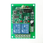 Interruptor de controle remoto sem fio, 10a, 2 canais, ultra-fino, transmissor acrílico + receptor para eletrodomésticos, porta de garagem - compare preços